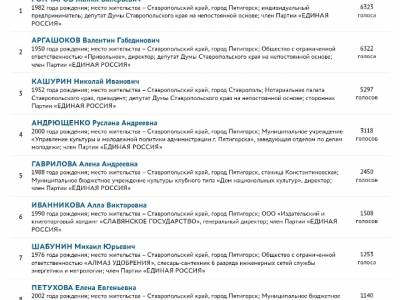 Итоги предварительного голосования